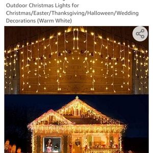 New in box Warm white out door or indoor lights